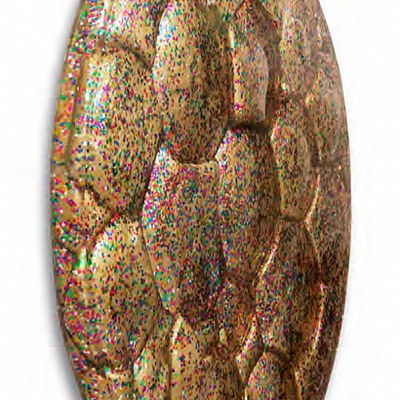 <em><strong>Fiesta, 2019, Mixed media, epoxy resin on canvas, D 150 cm</strong></em>, 