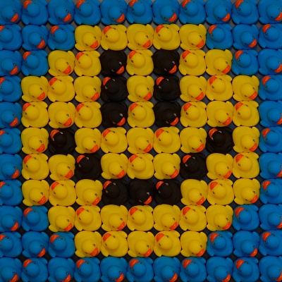 <em><strong>Smiley</strong></em>, 2016<br/> Mixed media on board with plexi cover, 55 x 55 cm