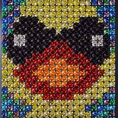 <em><strong>Robber Duck</strong></em>, 2016<br/> Mixed media on painted board with plexi cover, 100 x 125 cm