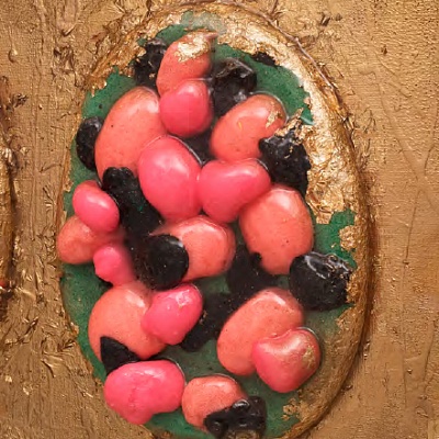 <em><strong>Eternity, 2019, Аcrylic, mixed media on canvas, 130 × 170 cm, Detail</strong></em>, 