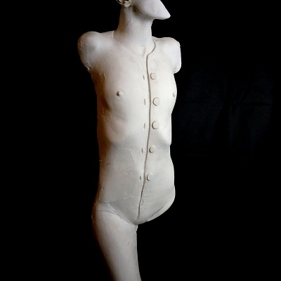 <em><strong>Torso 7, 125 x 40 x 40 cm, Fibreglass</strong></em>, 