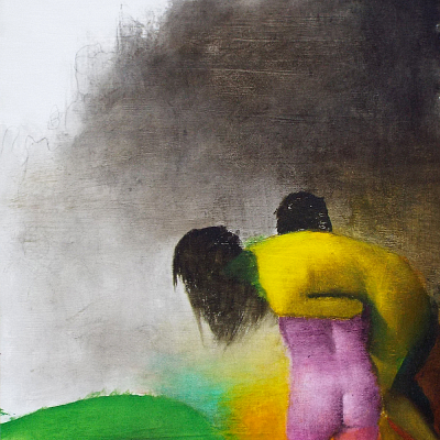 <em><strong>Kalopsia</strong></em>, 2017<br/> Oil on panel, 40 x 30cm