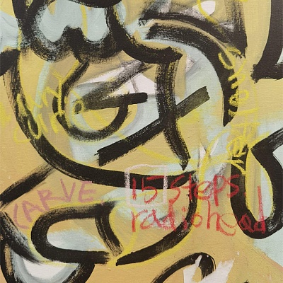 <em><strong>'Untitled' (*work in progress)</strong></em>, Mixed Media on Canvas<br/> 40 х 50 cm