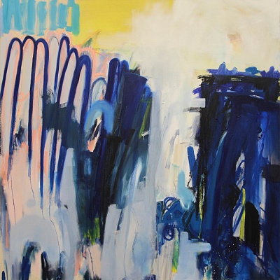 <em><strong>Teeth, 2016, Oil on canvas 150 x 150 cm</strong></em>, 