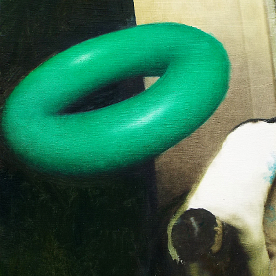 <em><strong>Interloper</strong></em>, 2017<br/> Oil on Panel, 35 x 28 cm