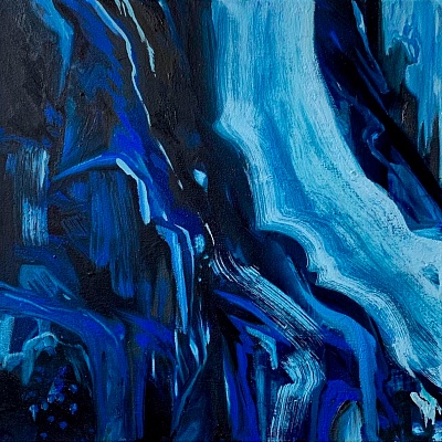 <em><strong>Untitled, 2022, Oil on canvas, 45 x 45 cm</strong></em>, 