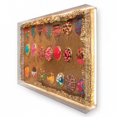 <em><strong>Eternity, 2019, Аcrylic, mixed media on canvas, 130 × 170 cm</strong></em>, 