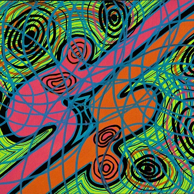 <em><strong>Untitled Canvas Book Series 1-7</strong></em>, 2017<br/> Acryclic and paint pen on Canvas, 23 x 30 cm