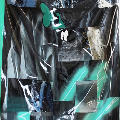 <em><strong>Stage 6</strong></em>, 1<br/> 2017, Аcrylic paint sheet, 150 x 115 cm