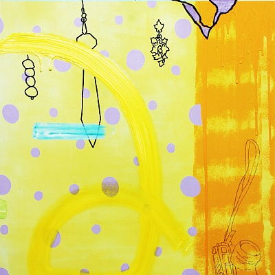 <em><strong>Romanticism, 2017, Mixed media on canvas, 89 x 148 cm</strong></em>, 