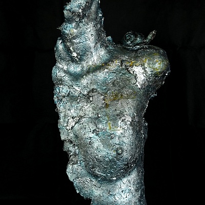 <em><strong>Torso 3, 75 x 20 x 20 cm, Lead</strong></em>, 